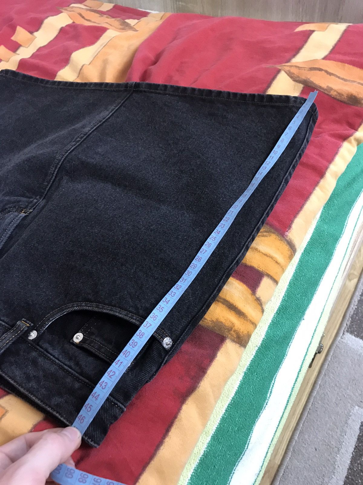 If Six Was Nine 🔥 A.P.C. Denim Raw Indigo Mini Skirt Japanese Denim Y2K Blck Size 30" / US 8 / IT 44 - 8 Thumbnail