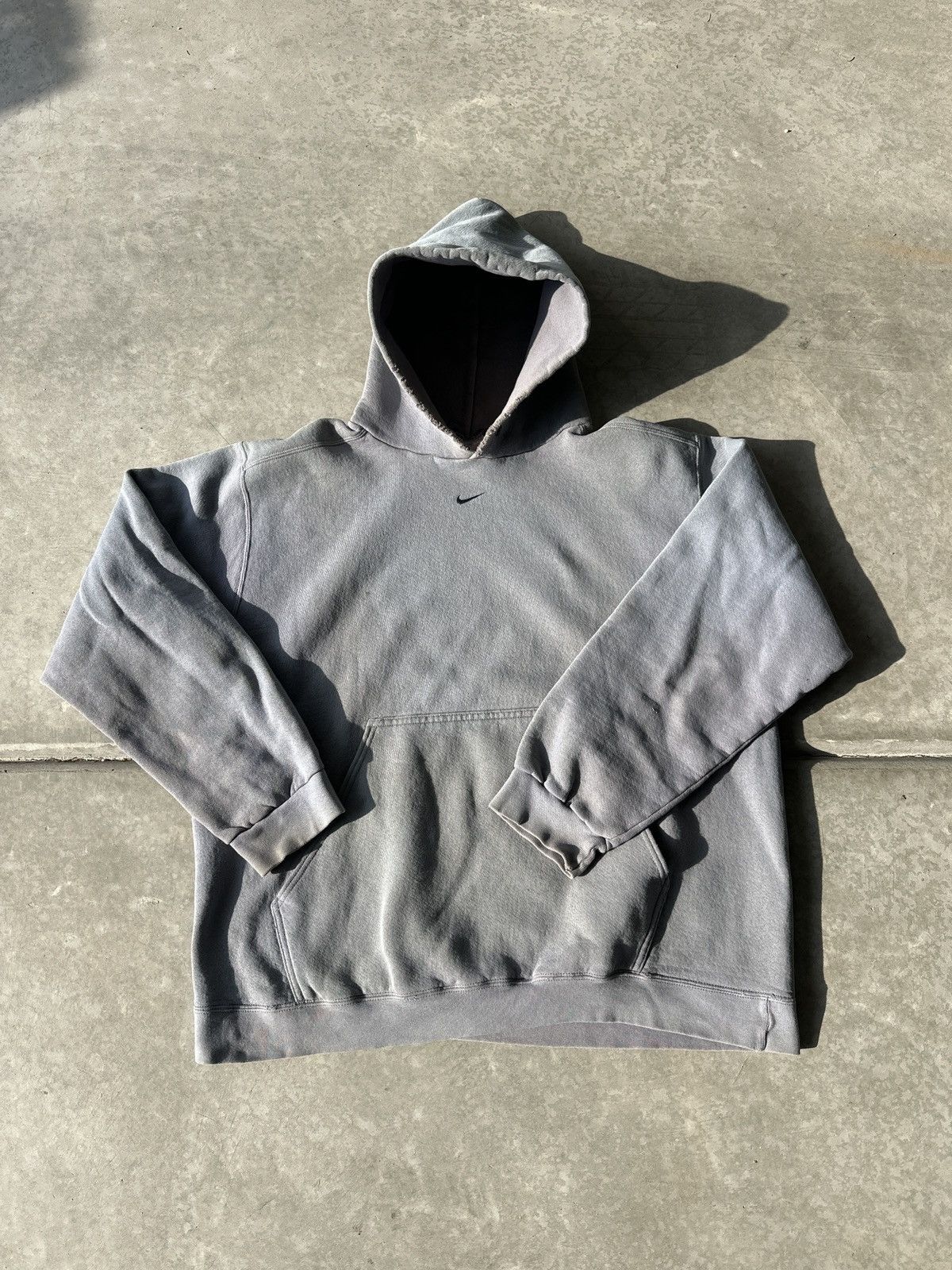 Nike × Vintage Vintage 90s Y2K NIKE hoodie Size US XL / EU 56 / 4 - 4 Thumbnail
