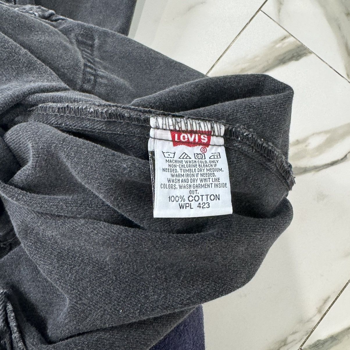 Levi's × Vintage VINTAGE 90s 5 BUTTON BLACK LEVI’S! Size US 36 / EU 52 - 9 Thumbnail