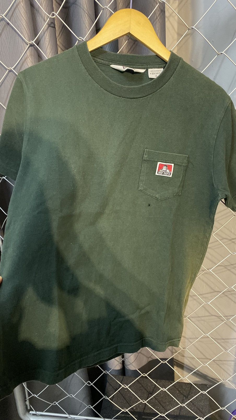 Ben Davis × Japanese Brand Sunfaded Ben Davis Tshirt Green Medium Size US M / EU 48-50 / 2 - 2 Thumbnail