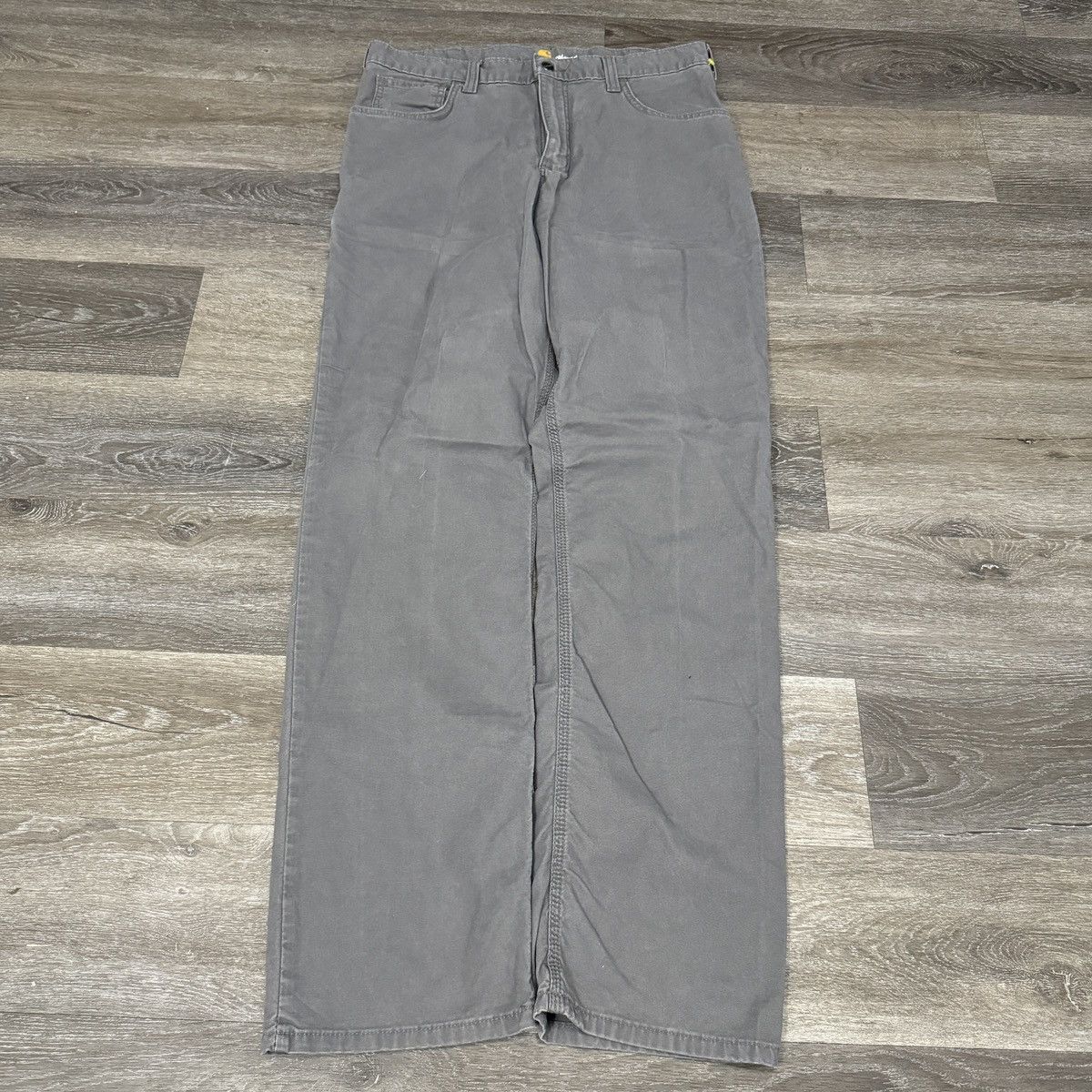 Carhartt × Vintage Essential vintage Y2K Carhartt wide leg grey pants Size US 34 / EU 50 - 2 Thumbnail