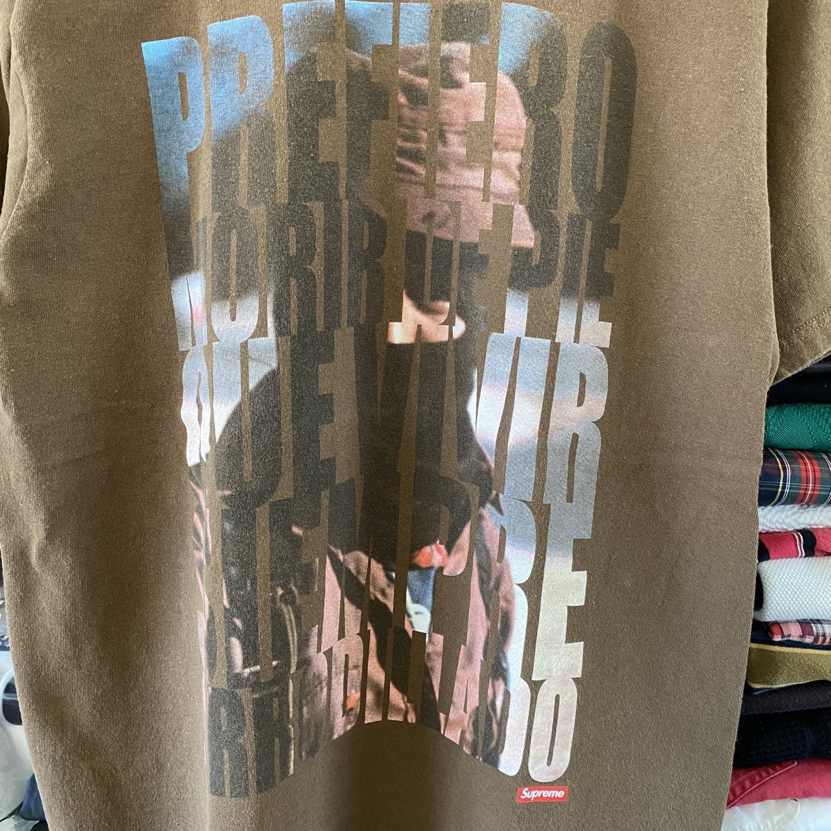 Supreme Vintage Supreme FZLN Zapatista T-Shirt Brown 2005 Size US L / EU 52-54 / 3 - 2 Thumbnail