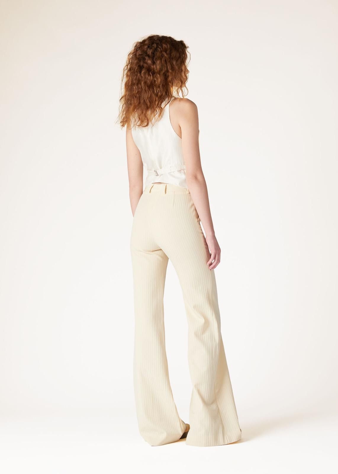 Loro Piana o1srvl11e0225 FAO0331 Ashlyn Vest in Cream & White Size S / US 4 / IT 40 - 5 Thumbnail