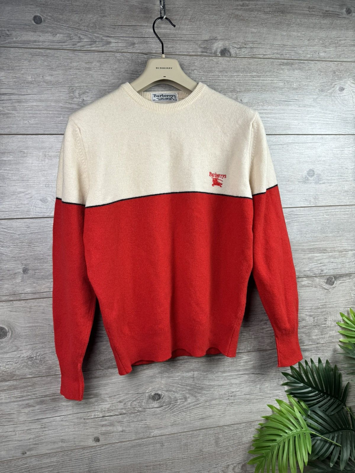 Designer × Vintage Burberrys Wool Sweater vintage Luxury size S Size US S / EU 44-46 / 1 - 2 Thumbnail