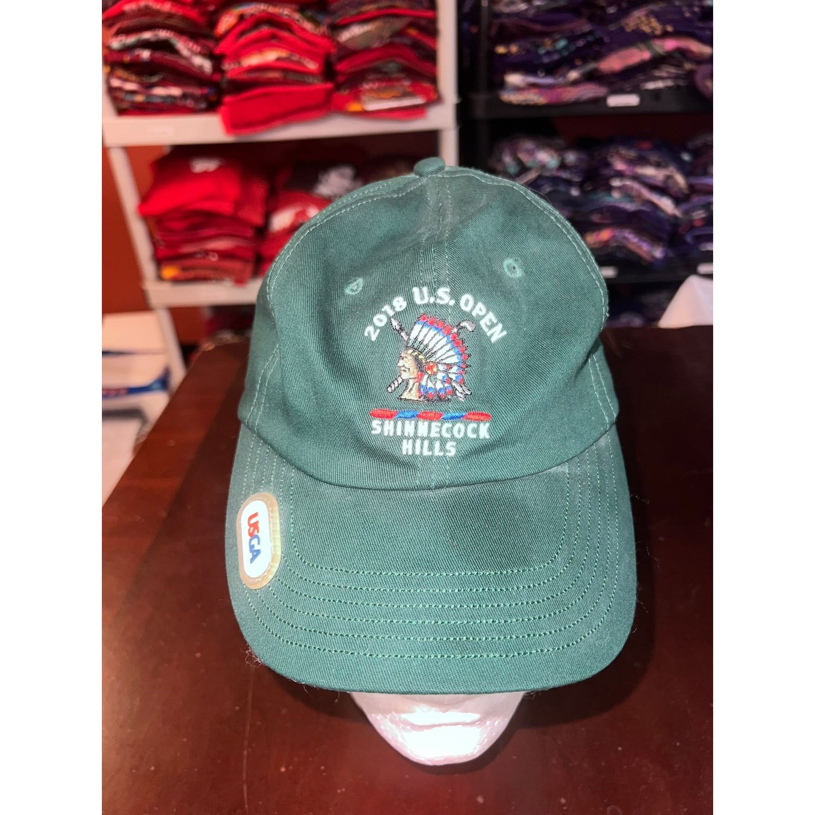 Vintage Shinnecock Hills Hat 2018 US Open Golf Golfing Cap Headwear Size ONE SIZE - 2 Thumbnail