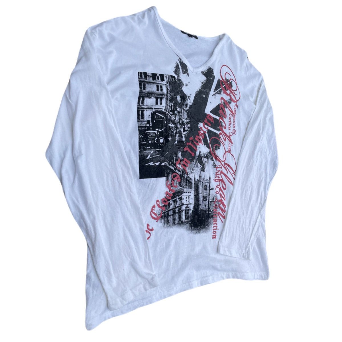 If Six Was Nine 2000s Japanese archive Vkei Dark Poem Long Sleeve Tee Y2K Size US XL / EU 56 / 4 - 3 Thumbnail