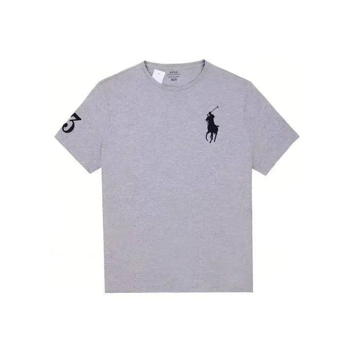 Polo Ralph Lauren Polo Ralph Lauren Gray Logo Embroidered Short-Sleeve T-Shirt Size US M / EU 48-50 / 2 - 1 Thumbnail