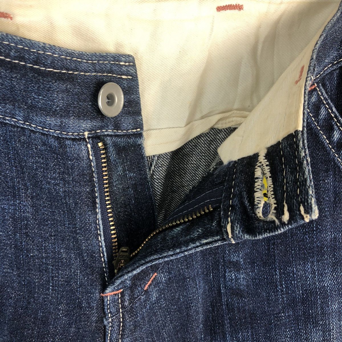 Johnbull John Bull Blue vintage japan Denim Pants #A2099 Size US 27 - 13 Thumbnail