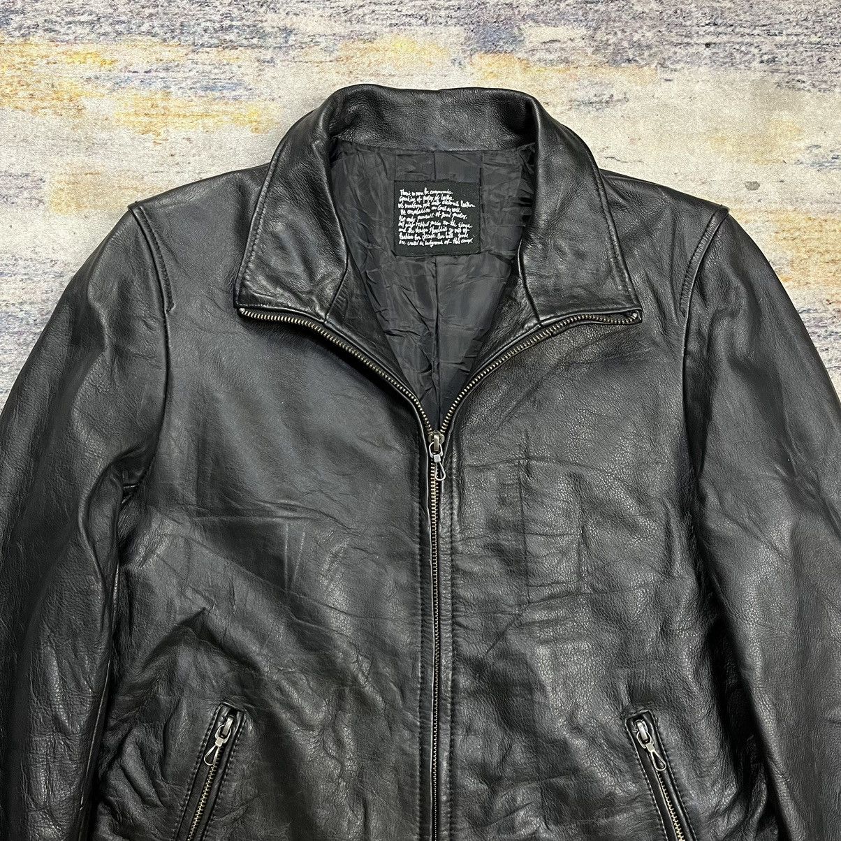 Japanese Brand × Kadoya × NANO universe Nano universe multi zipper bikers leather jacket Size US M / EU 48-50 / 2 - 4 Thumbnail