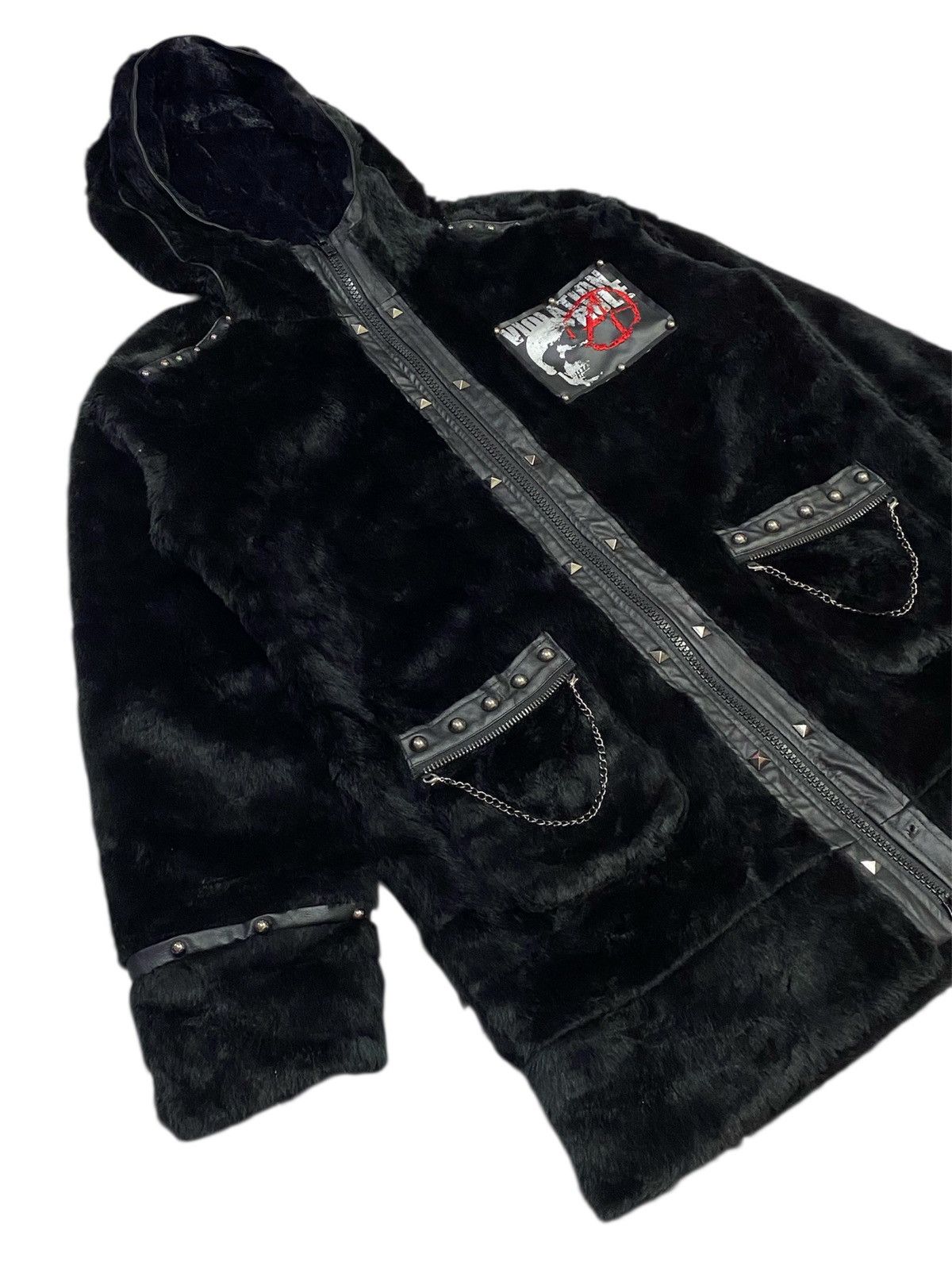 Sex Pot ReVeNGe Sex Pot Revenge Punk Faux Fur Hoodie Jacket Size L / US 10 / IT 46 - 24 Thumbnail