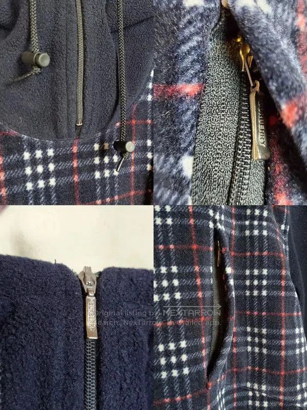Burberry Burberry Women's Check Pattern Fleece Sweater. Size M / US 6-8 / IT 42-44 - 7 Thumbnail