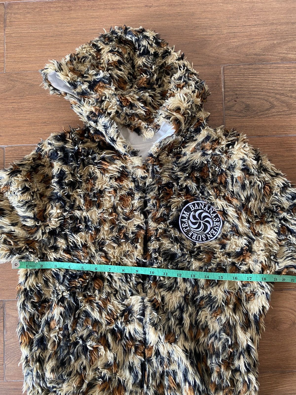 20471120 Banana Seven Reversible Leopard Hooded Size US S / EU 44-46 / 1 - 6 Thumbnail