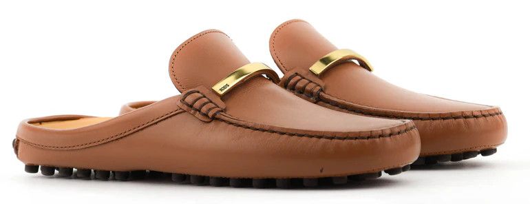 Tod's o1s22i1n0325 Calfskin Slip-on Loafers in Brown Size US 10 / IT 40 - 2 Thumbnail