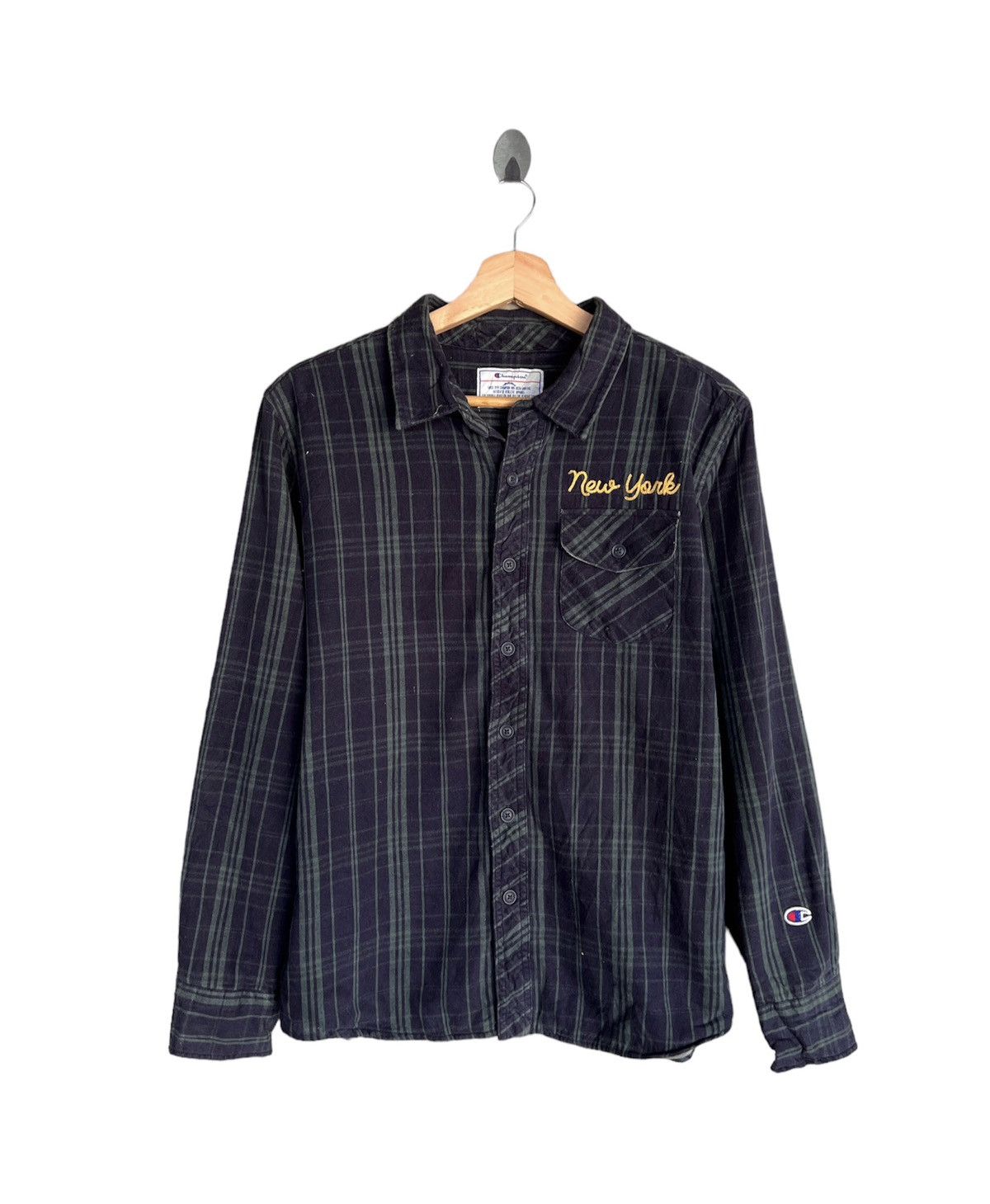 Champion Champion Plaid Tartan Flannel Shirt | Grailed