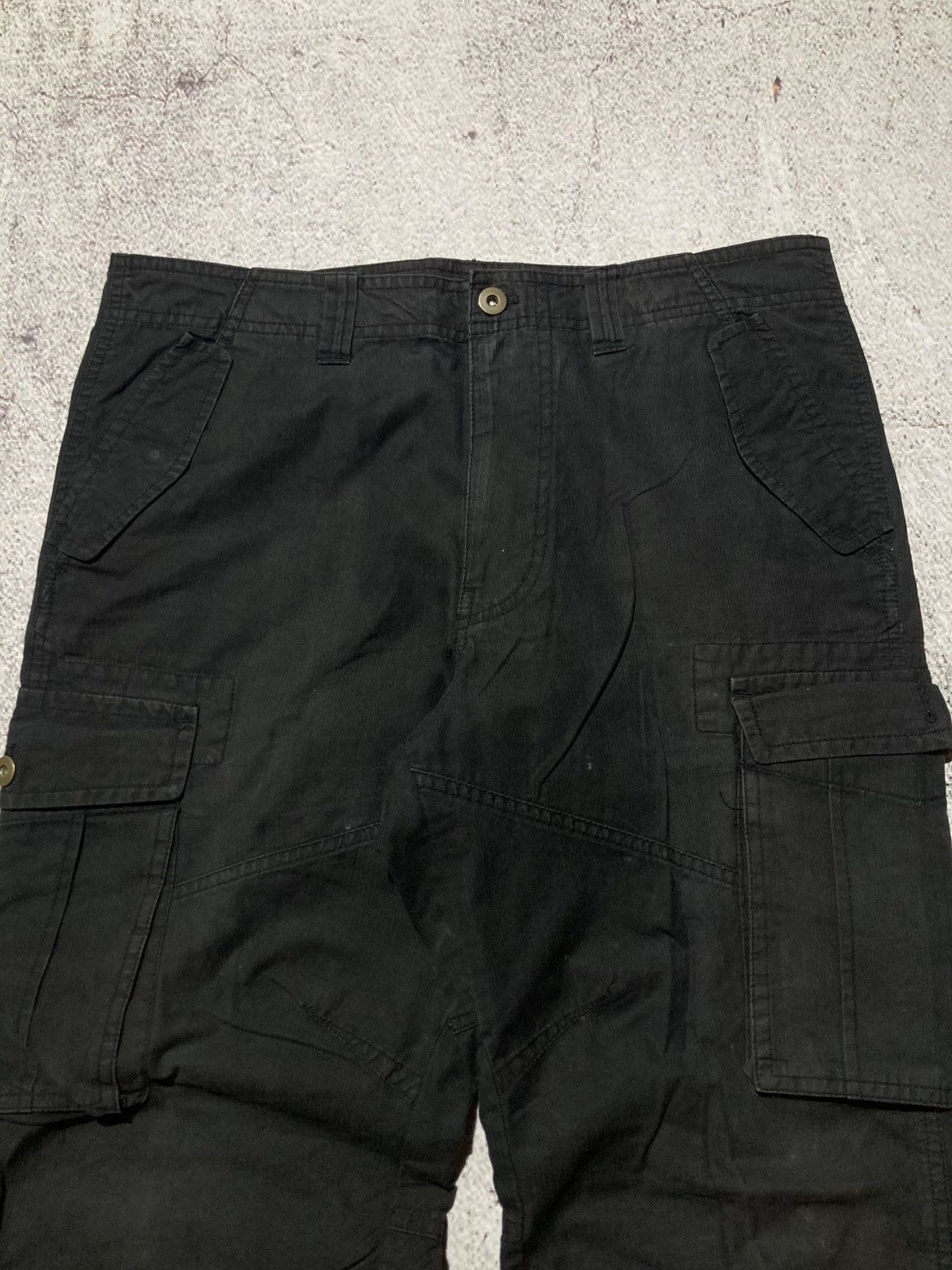 Japanese Brand 2000s Takeo Kikuchi Multipocket Cargo Pants Black Designer Size US 34 / EU 50 - 5 Thumbnail