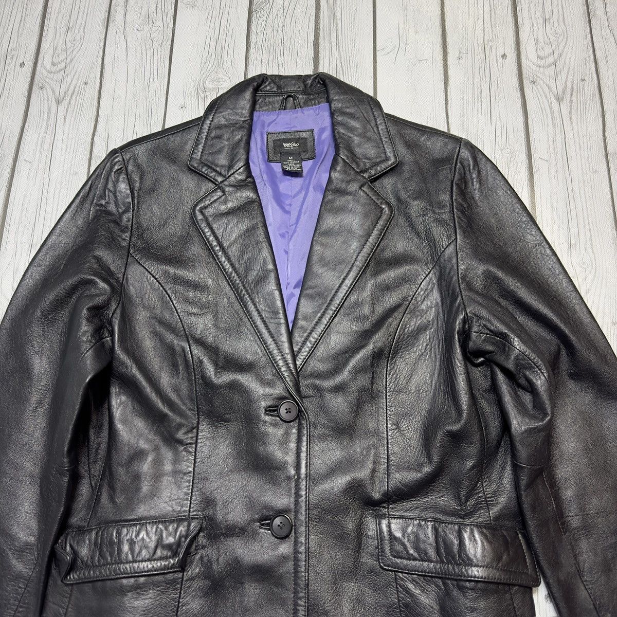 Mossimo × Vintage Vintage Mossimo leather jacket Size M / US 6-8 / IT 42-44 - 3 Thumbnail