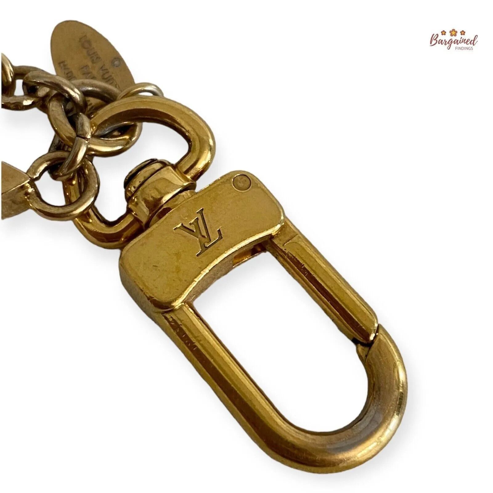 Louis Vuitton LOUIS VUITTON Stripes Monogram Flowers Keyring Bag Charm Size ONE SIZE - 7 Thumbnail