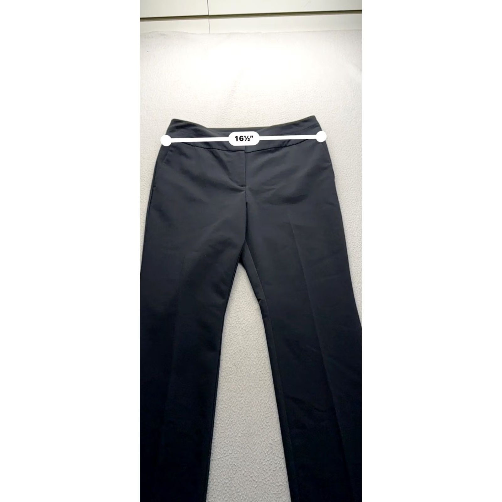 Ann Taylor VINTAGE? No. Ann Taylor Black Signature Trousers Size 6 Cotton Blend Wide Leg 230B Size 28" / US 6 / IT 42 - 7 Thumbnail