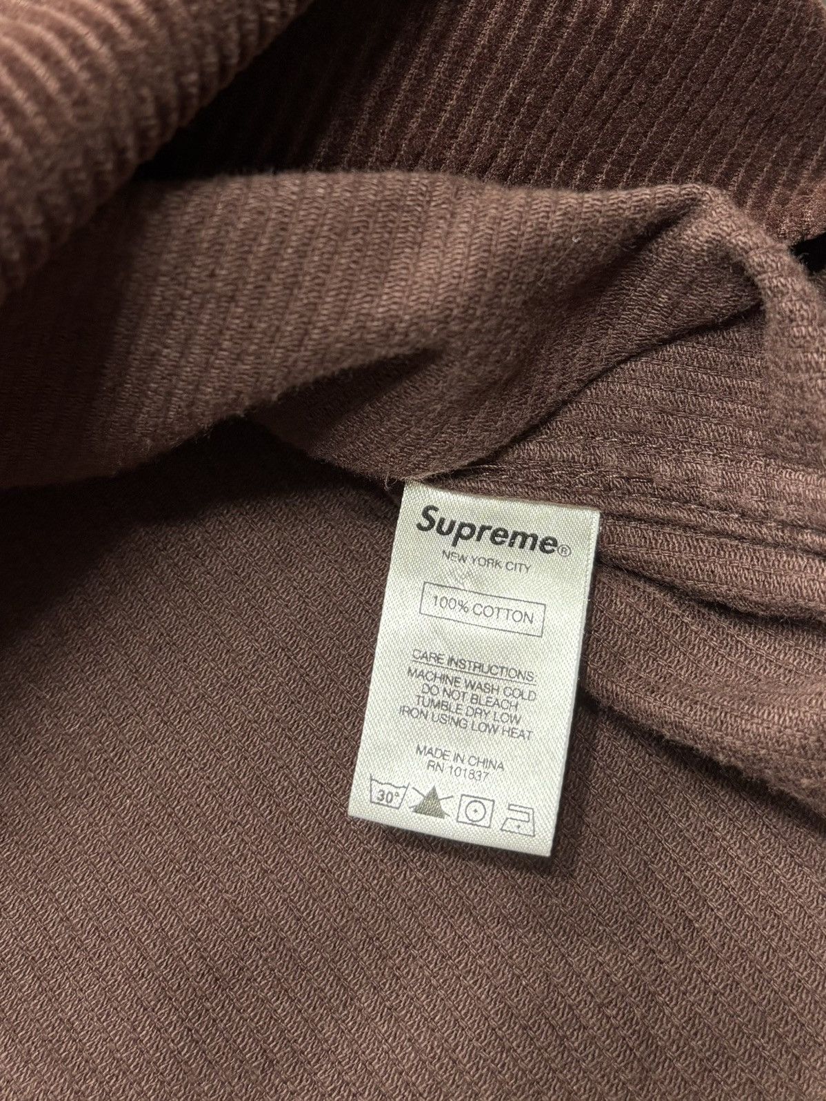 Supreme Supreme Hooded Color Blocked Corduroy Shirt (FW18) Size US M / EU 48-50 / 2 - 4 Thumbnail