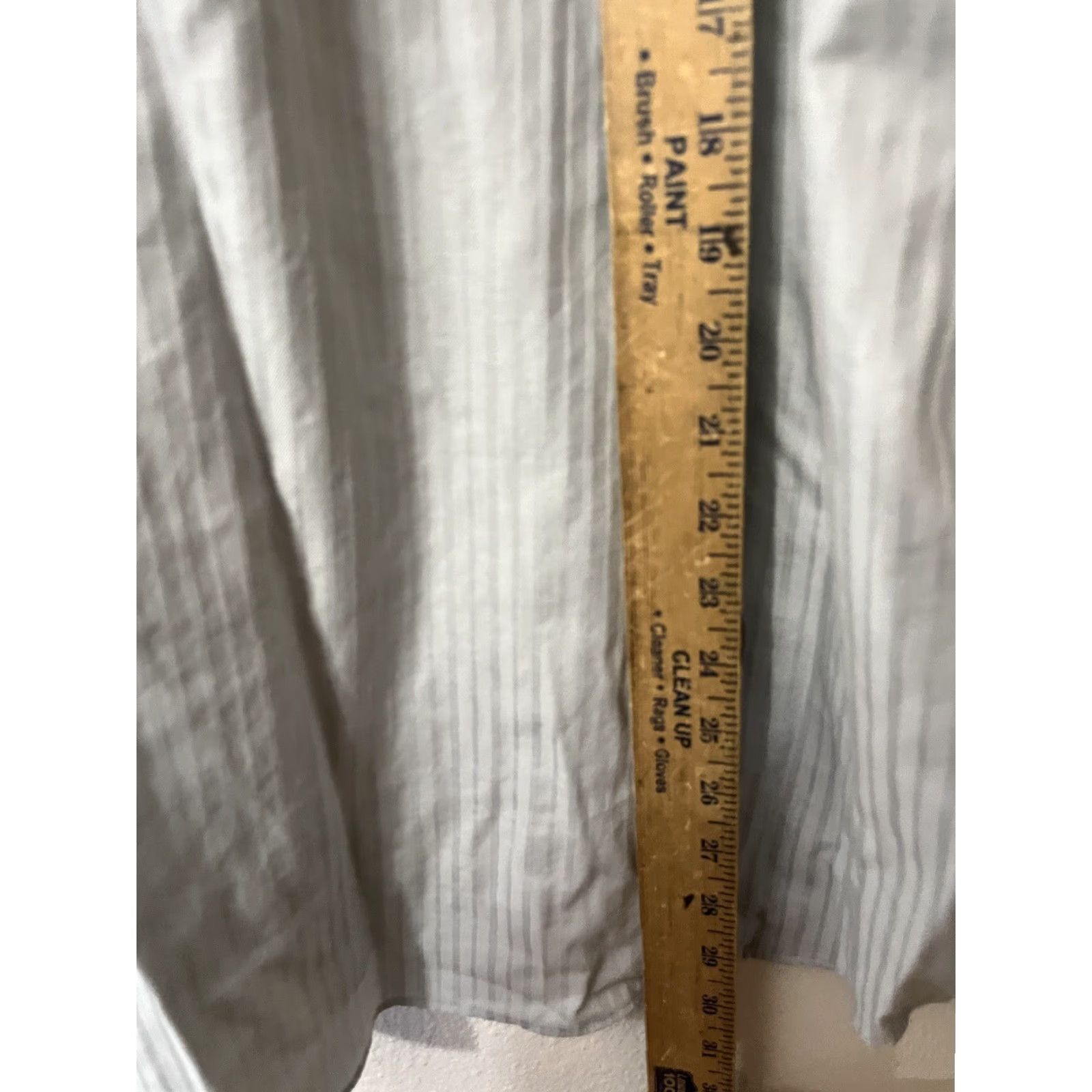 Kenneth Cole Kenneth Cole New York Mens Regular Fit Long Sleeve Shirt Gray Solid 16.5 in 100% Cotton Dress Shirt Wrinkle Free Size US L / EU 52-54 / 3 - 4 Thumbnail