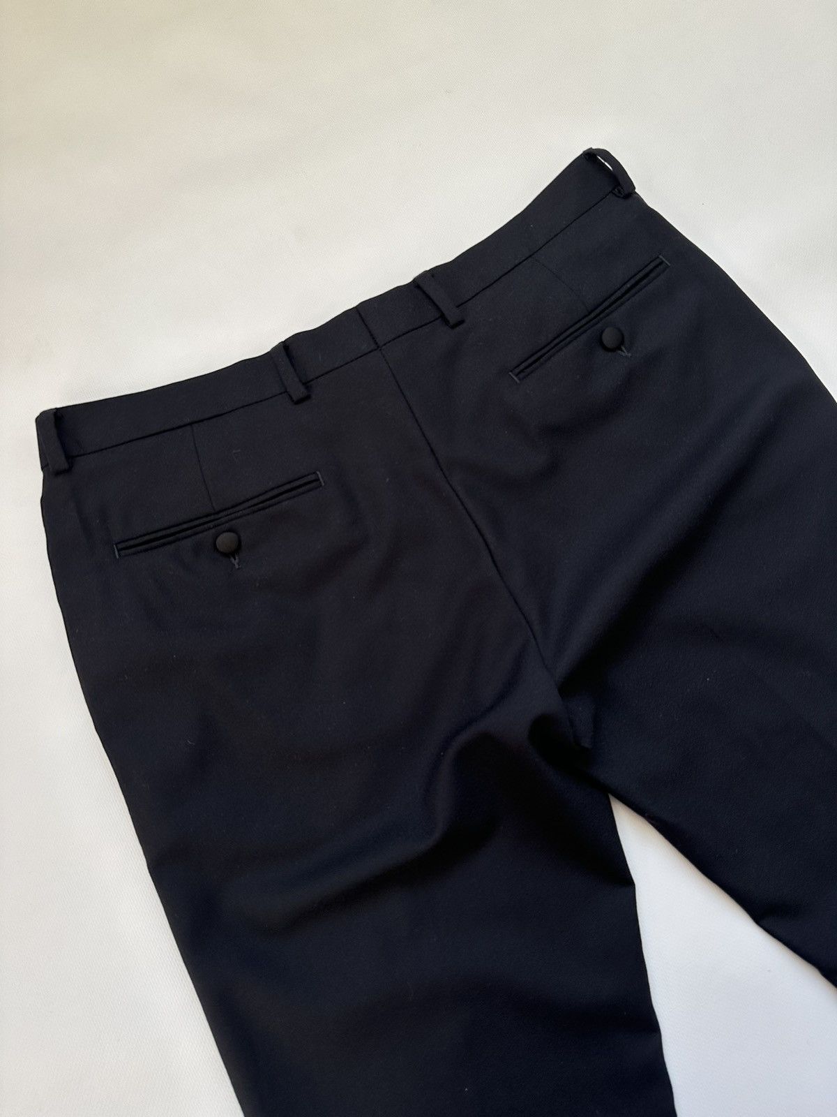 Sandro SANDRO Paris wool dark blue trousers Size 44R - 8 Thumbnail