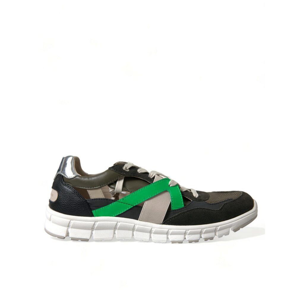 Dolce & Gabbana Dolce & Gabbana Exquisite Multicolor Low-Top Designer Sneake Size US 8 / EU 41 - 1 Thumbnail