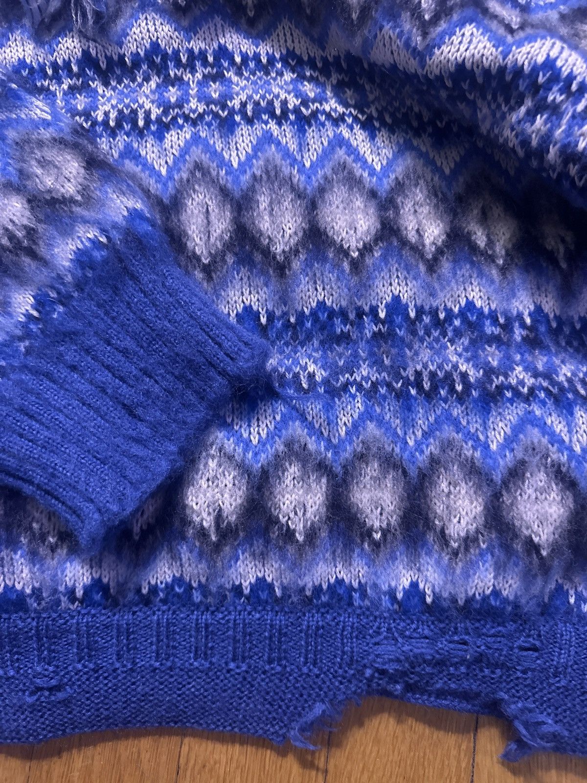 Maison Margiela Maison Margiela John Gallianio FW22 Fair Isle Runway Sweater Size US M / EU 48-50 / 2 - 5 Thumbnail