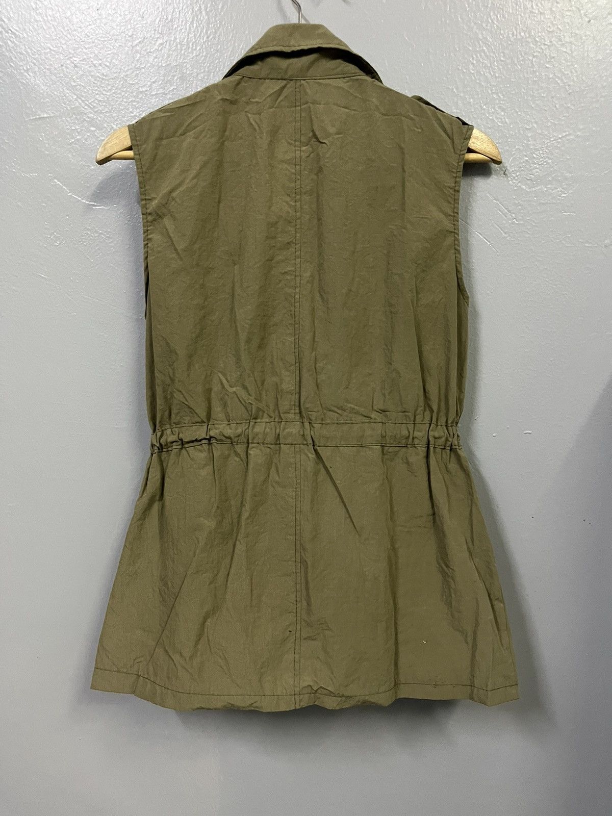 Japanese Brand Military Style Vest with Pockets Patches Size M / US 6-8 / IT 42-44 - 3 Thumbnail
