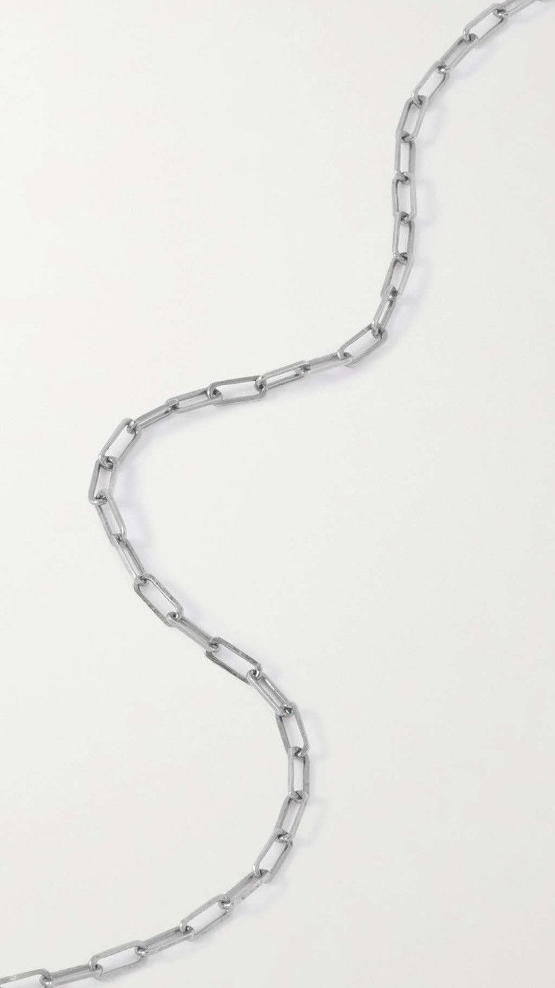 Saint Laurent Paris Saint Laurent Long Chain in Silver Size ONE SIZE - 3 Thumbnail