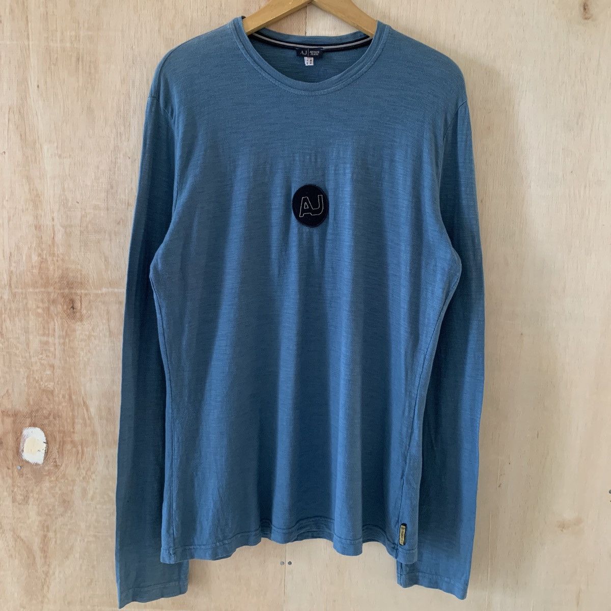 Armani × Designer Armani Jeans Long Sleeve Abstract Pattern T-shirt Size US XL / EU 56 / 4 - 1 Thumbnail