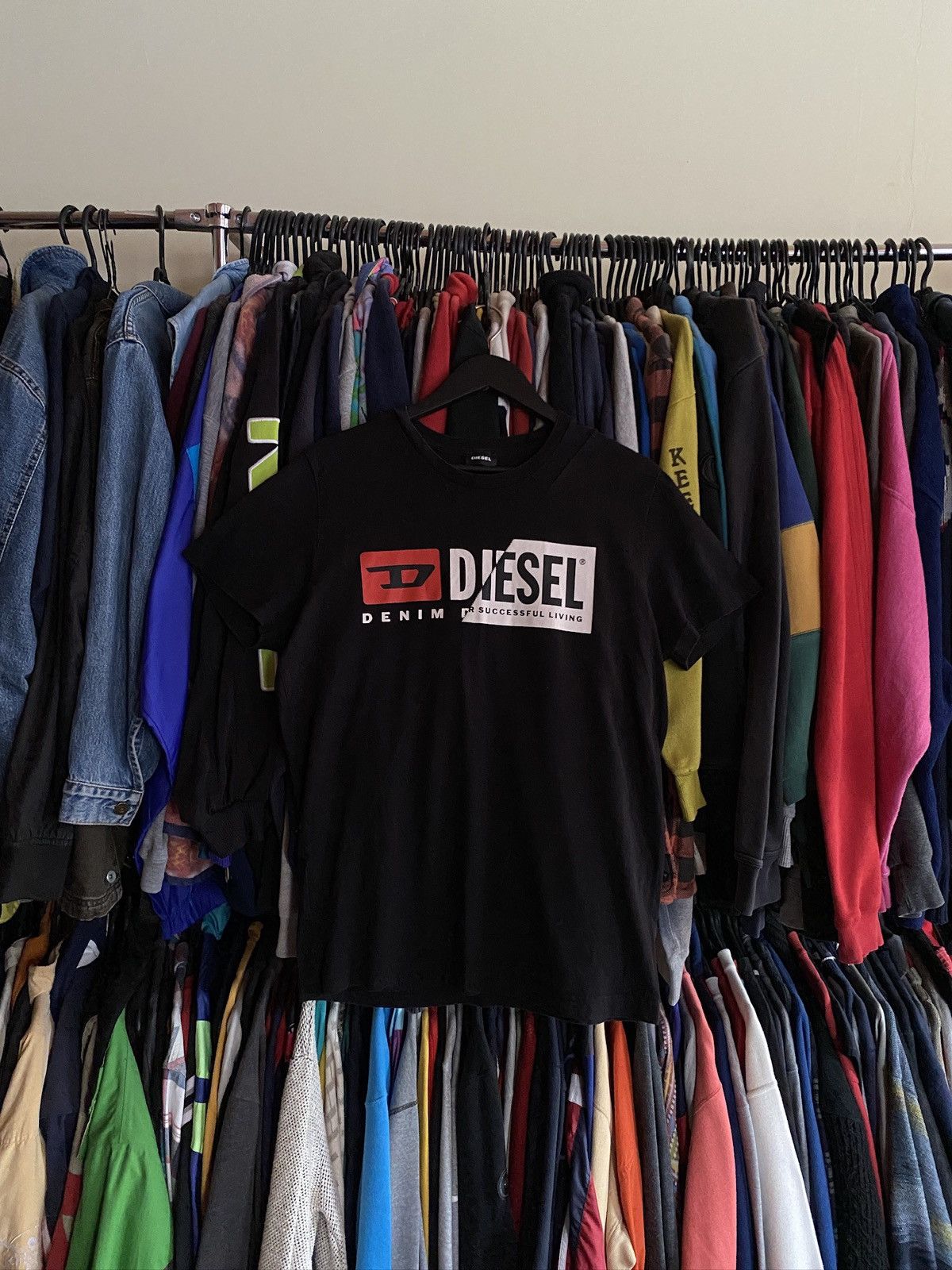 Diesel VINTAGE DIESEL BIG LOGO T-SHIRT Y2k Size US L / EU 52-54 / 3 - 1 Thumbnail