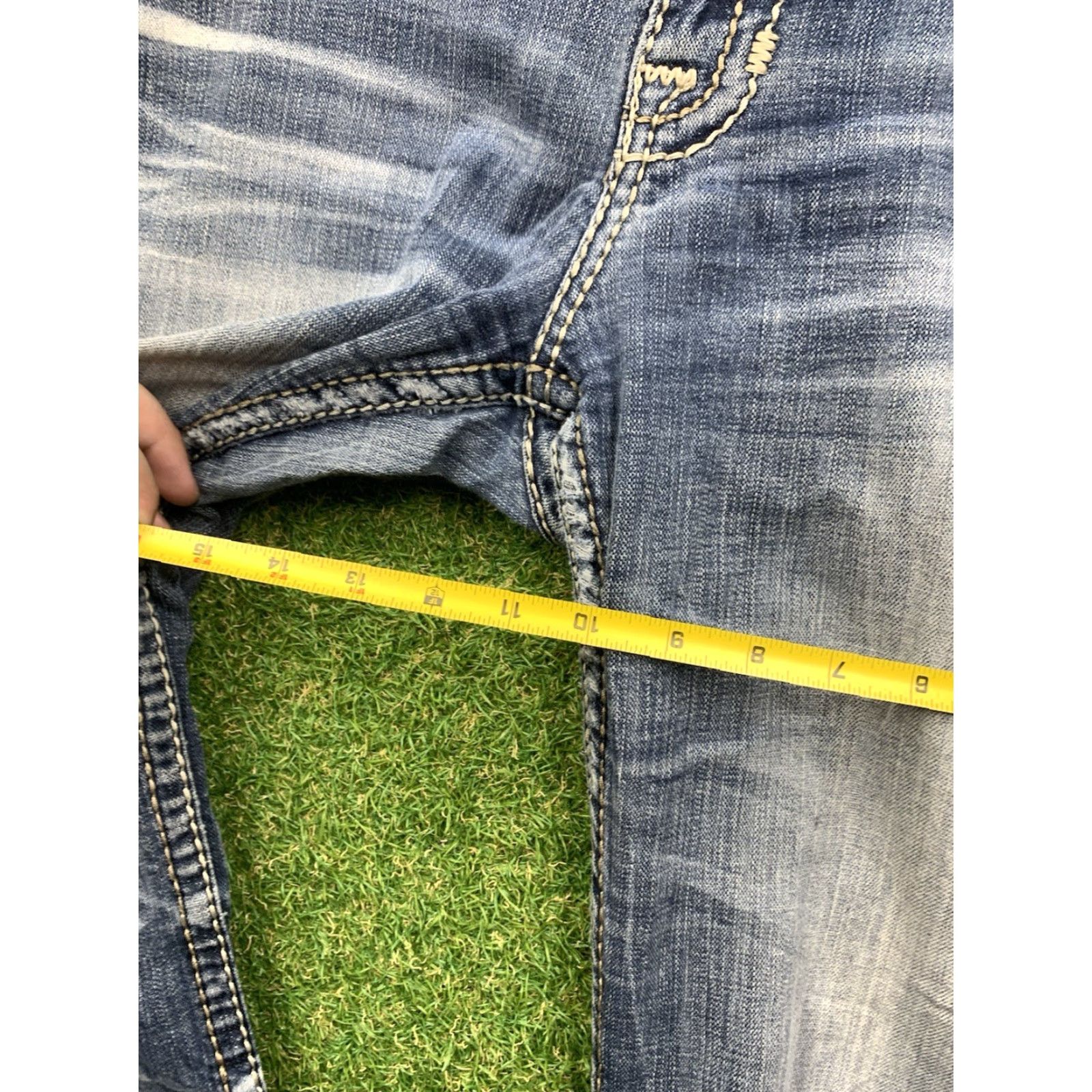 Vintage VINTAGE Big Star Maddie Jeans Womens 31L Bootcut Denim Blue Dark Wash 5-Pocket Size 31 Tall Size 24" / US 00 / IT 34 - 7 Thumbnail