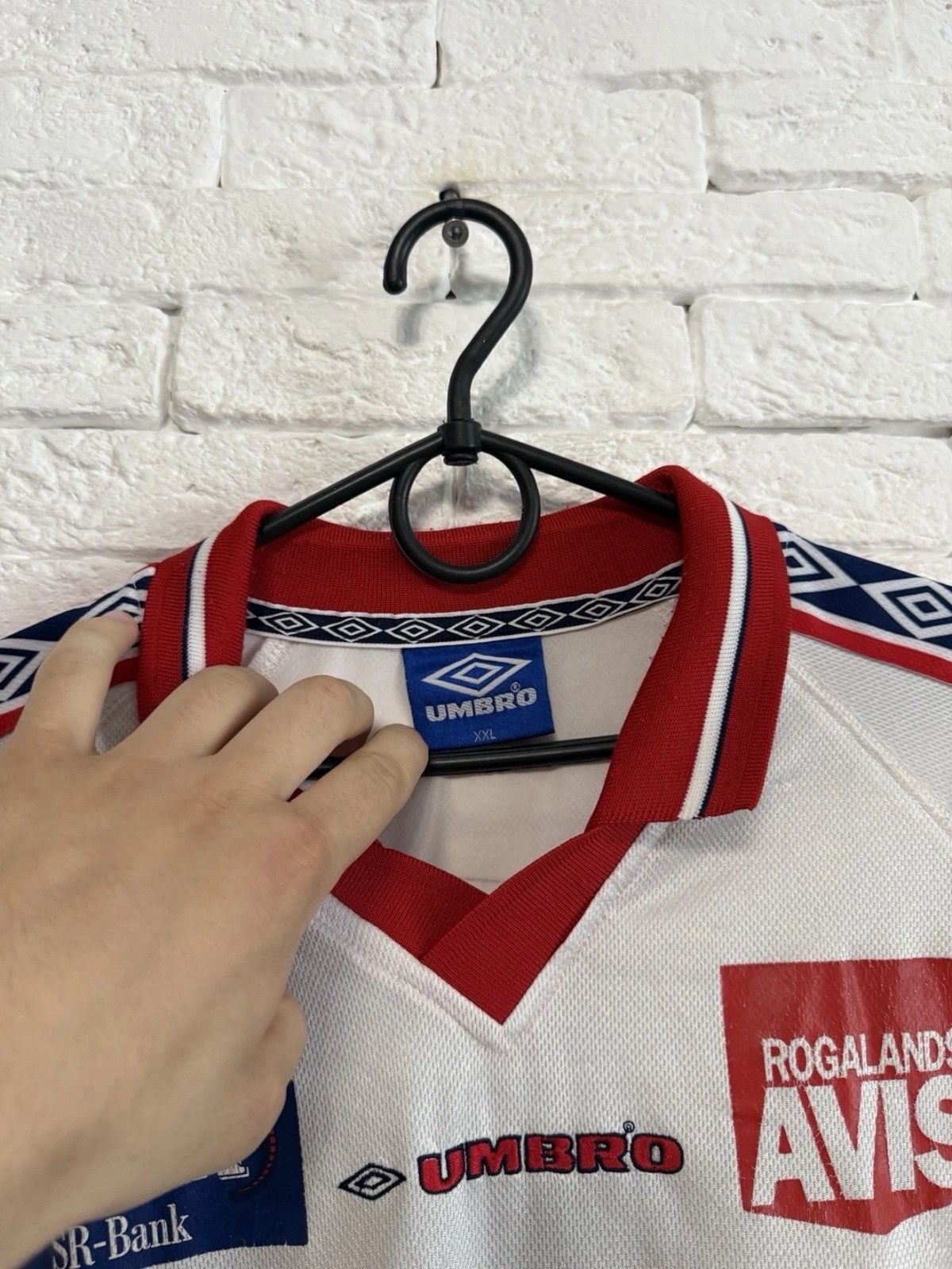 Umbro Umbro Jersey Blockcore Vintage 90`s Longsleeve Sapro 22 SzXL Size US XL / EU 56 / 4 - 3 Thumbnail
