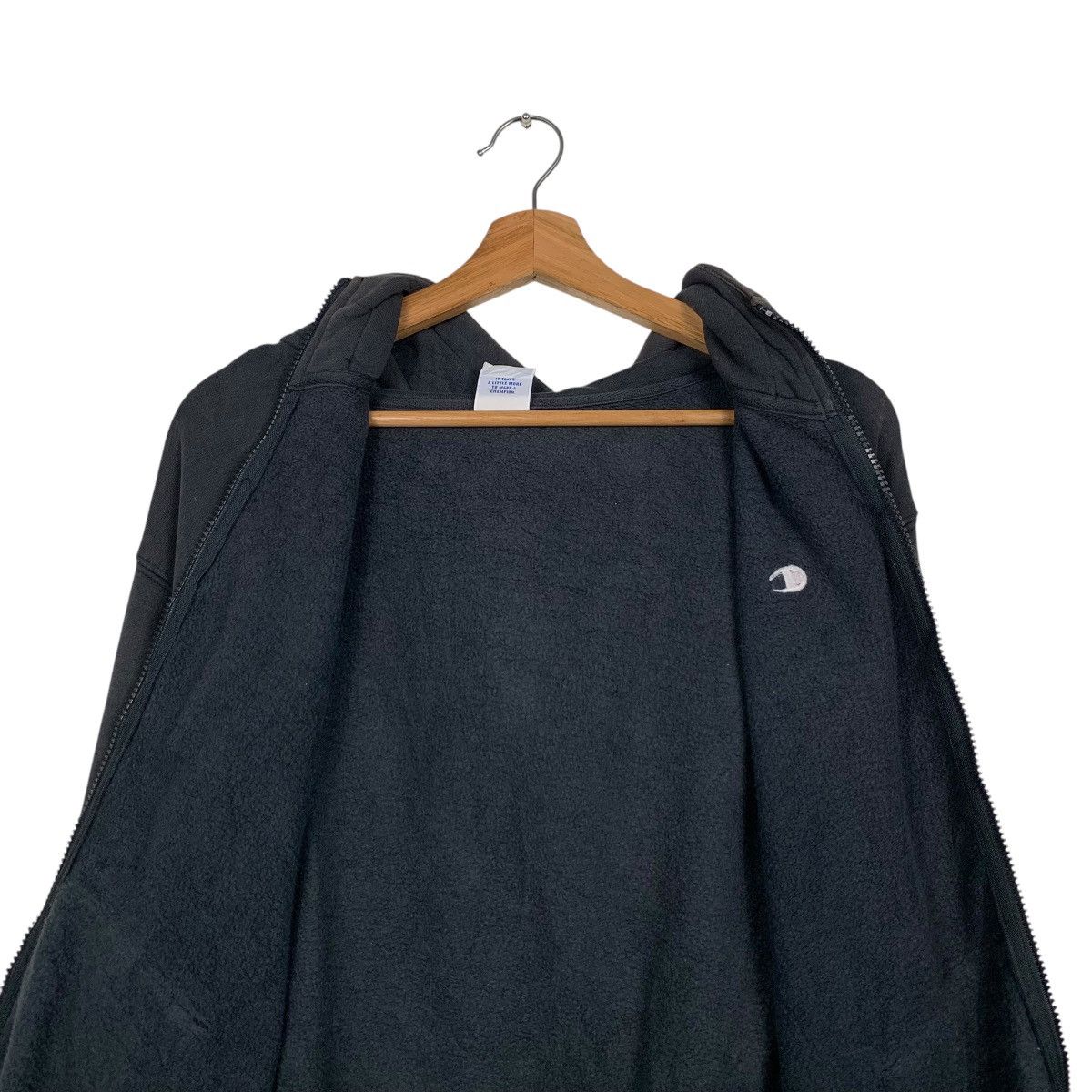 Champion CHAMPION Sun Burn Black Zipper Hoodies Sweatshirt #1726-C76 Size US L / EU 52-54 / 3 - 14 Thumbnail