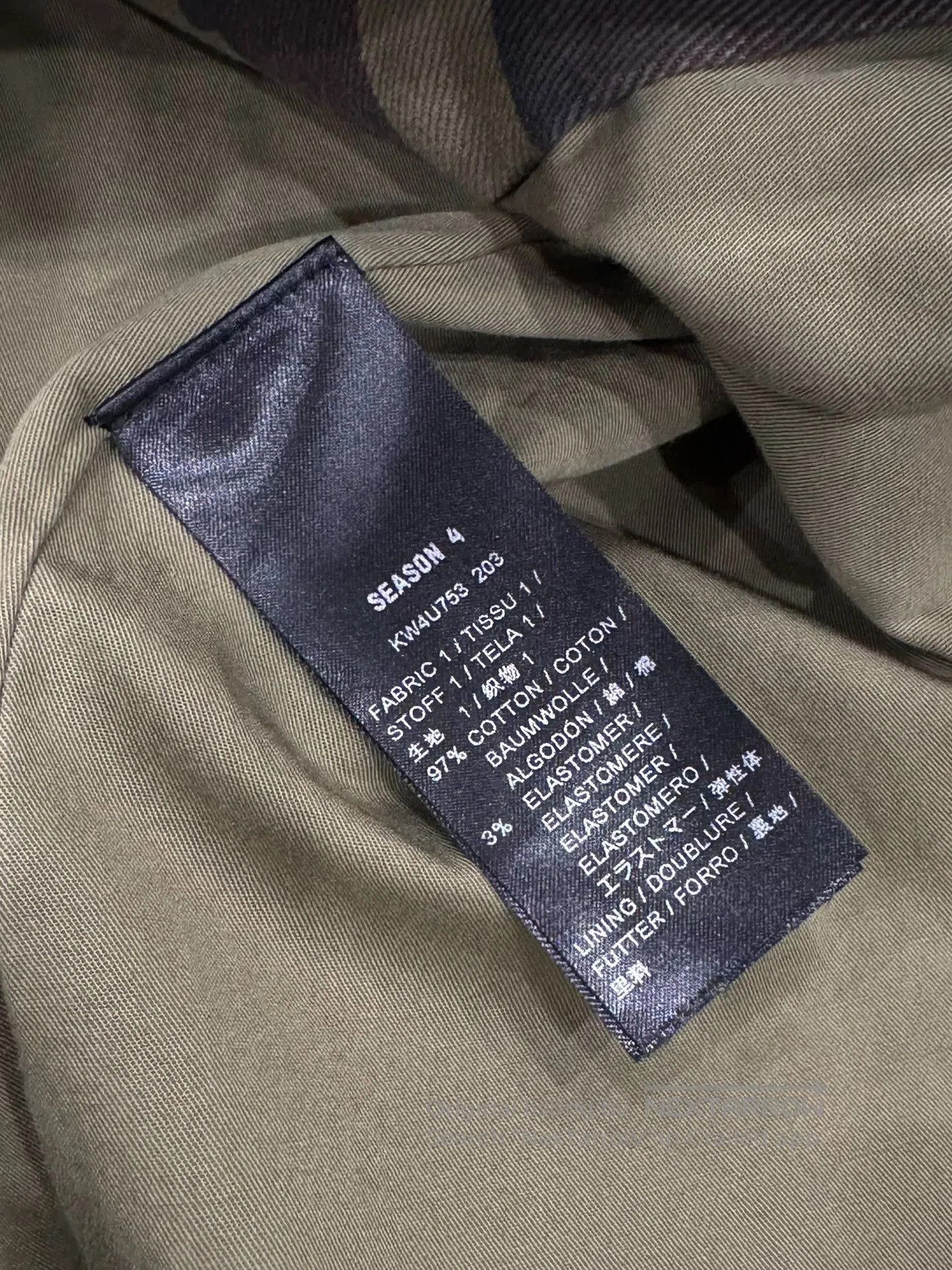 Yeezy Yeezy Season 4 Camo Denim Jacket. Size US M / EU 48-50 / 2 - 7 Thumbnail