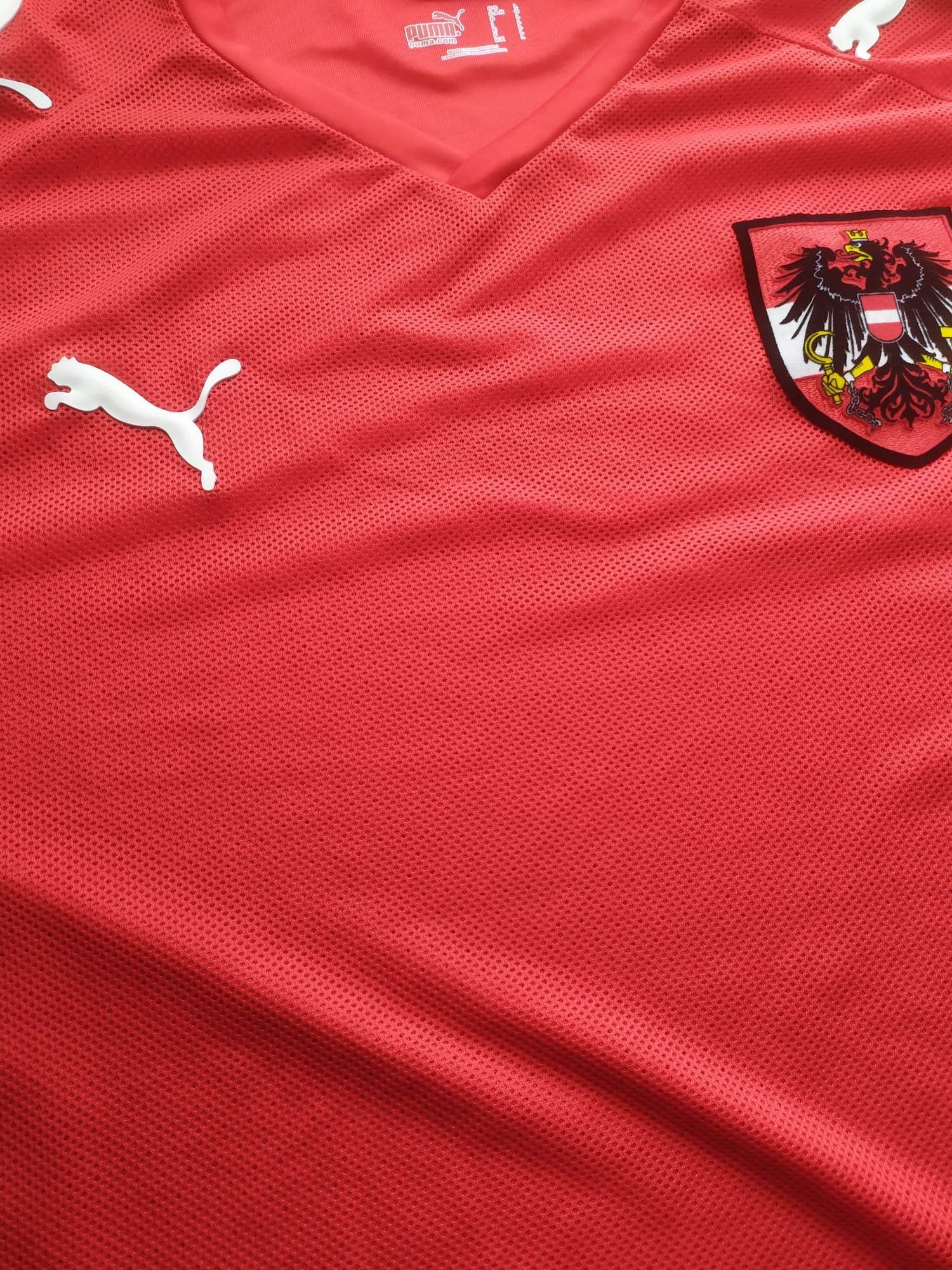 Puma Austria National Team Football Shirt Puma Home Kit 2008/09 L Size US L / EU 52-54 / 3 - 2 Thumbnail