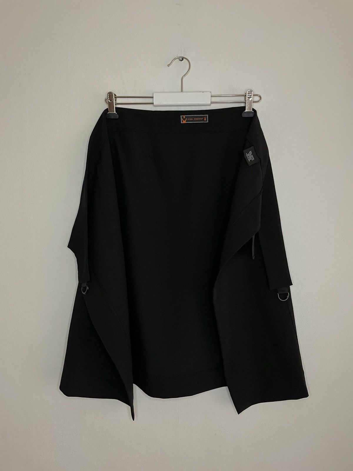 Cop Copine Cop Copine Archive Black Belted Assymetrical Skirt Size 25" / US 0 / IT 36 - 7 Thumbnail