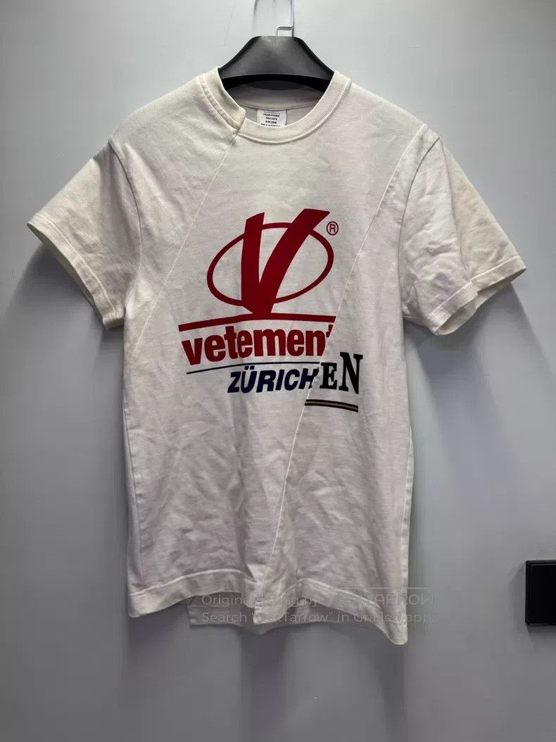 Vetements VETEMENTS Irregular patchwork design short-sleeve shirt Size US XS / EU 42 / 0 - 1 Thumbnail
