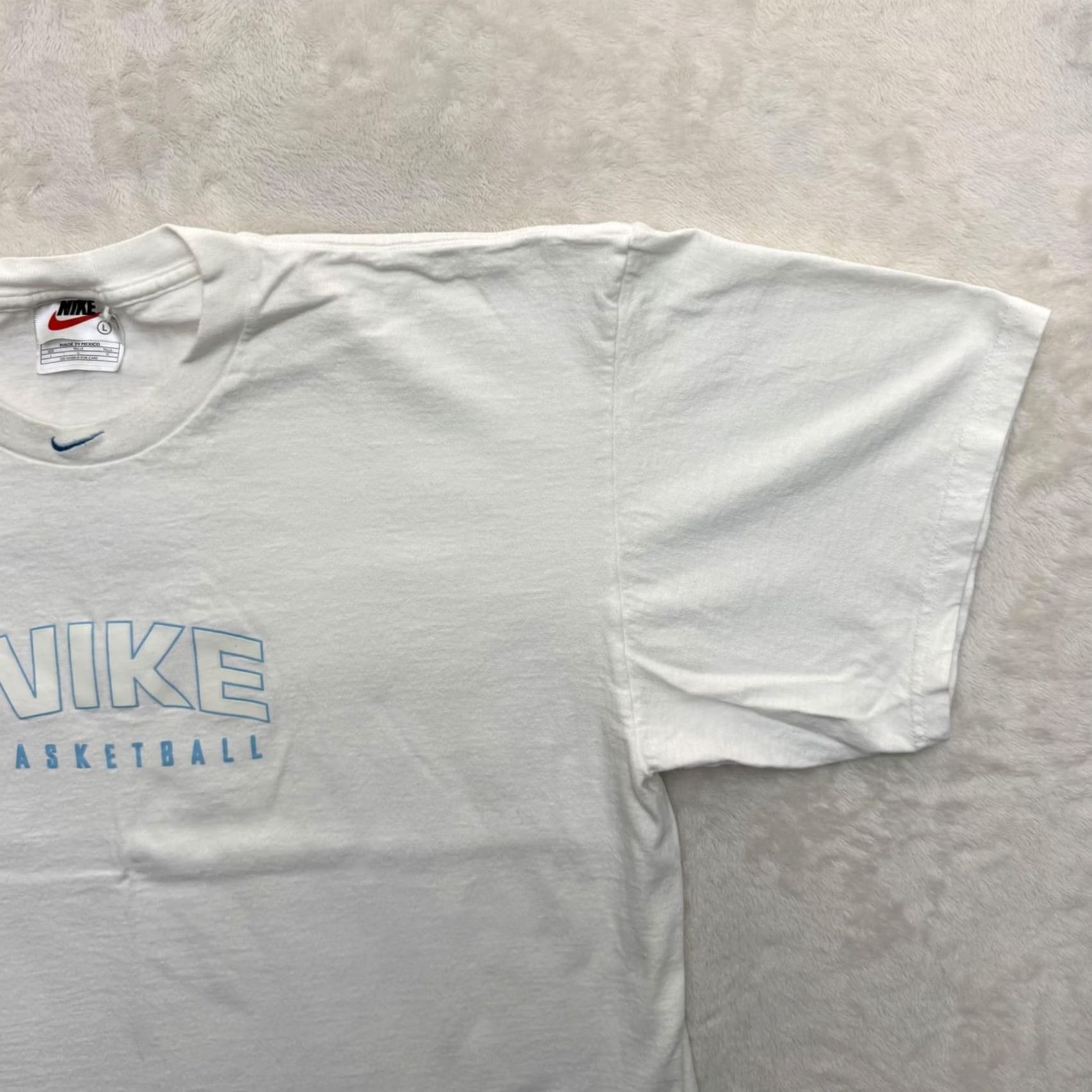 Nike Nike Basketball Shirt Mens Large White Graphic Tee Swoosh Sportswear Logo Size US L / EU 52-54 / 3 - 5 Thumbnail