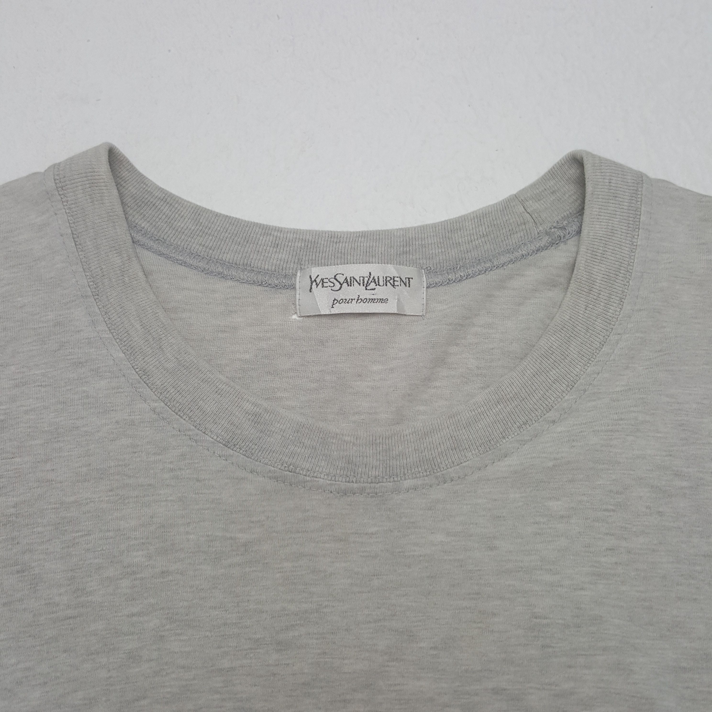 Vintage × Yves Saint Laurent Vintage Yves Saint Laurent Italian Brand Tshirt Size US L / EU 52-54 / 3 - 4 Thumbnail
