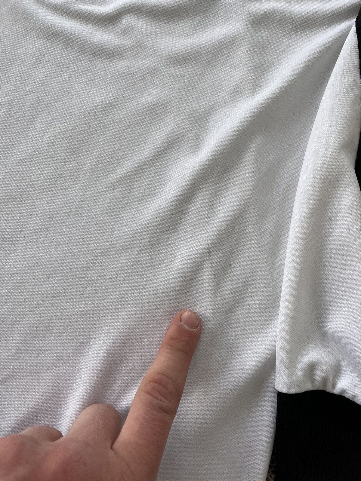 Adidas Adidas White Black LongSleeve Shirt Soccer style Y2K tee Size US M / EU 48-50 / 2 - 17 Thumbnail