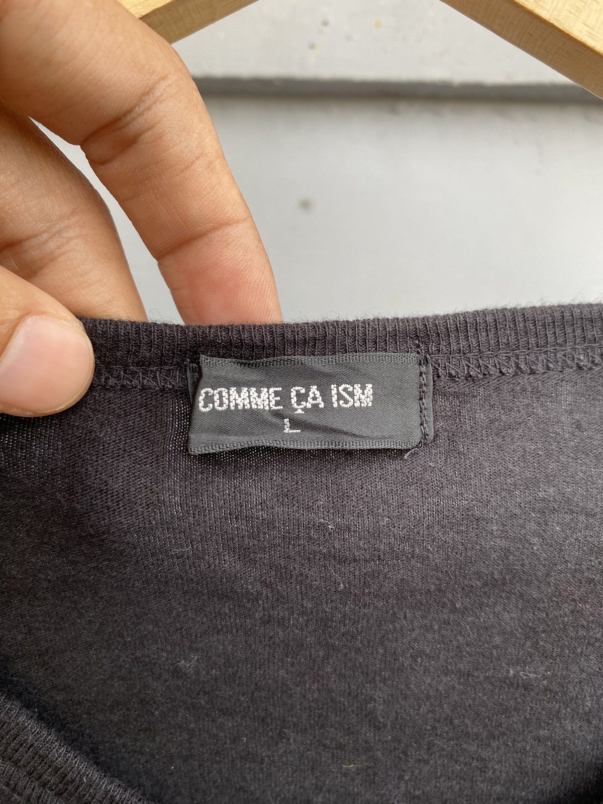 Japanese Brand Comme Ca Ism Japanese Grunge Dark Luxury Avant Garde Style Size L / US 10 / IT 46 - 8 Thumbnail