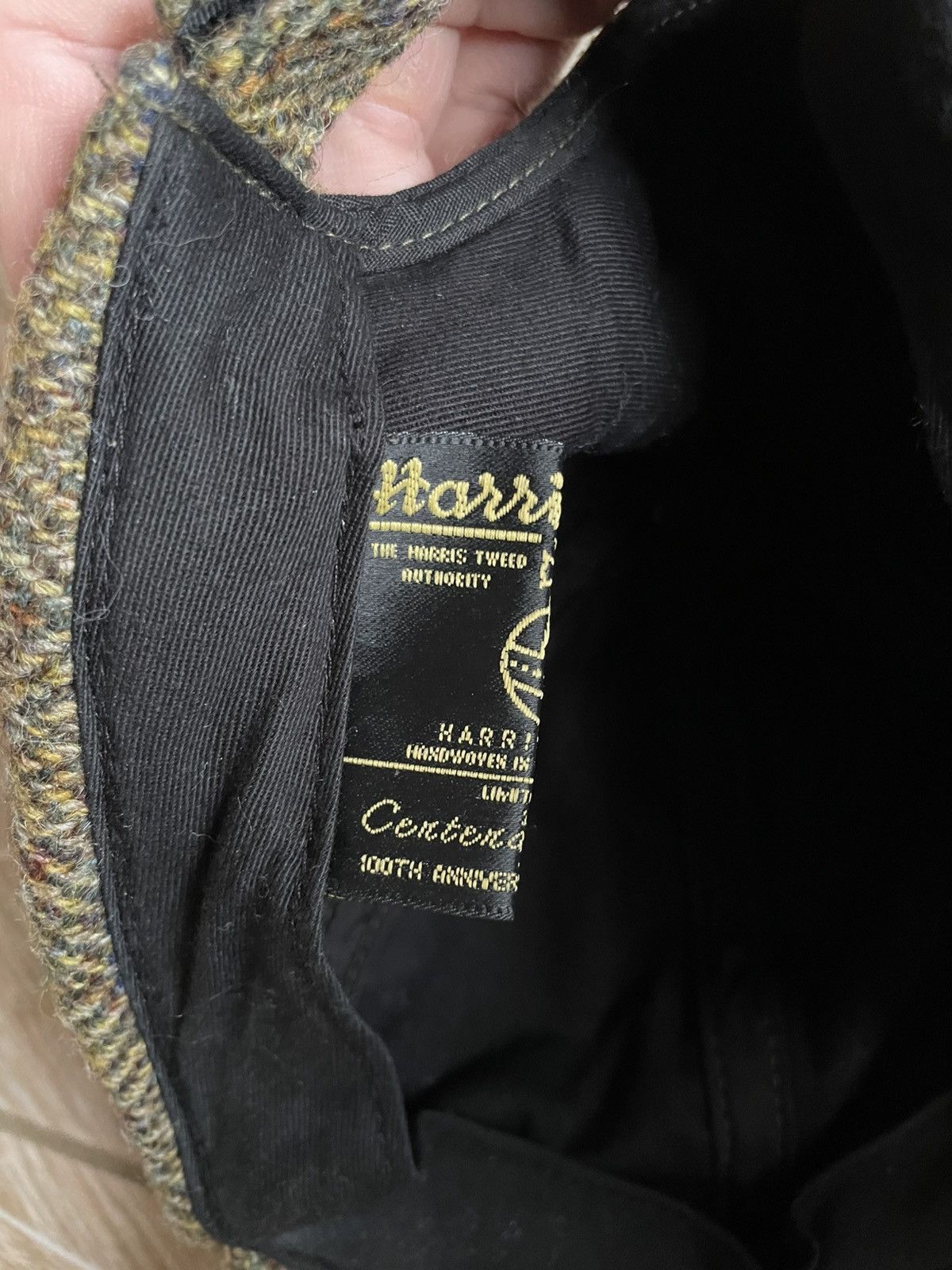 Harris Tweed × Vintage Vintage Classic 90s Retro New Pure Wool Harris Tweed Cap Size ONE SIZE - 10 Thumbnail