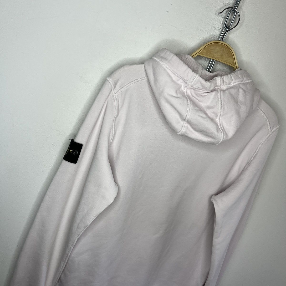 Stone Island Stone Island Hoodie Sweatshirt Hooded Light Pink Patch Logo Size US M / EU 48-50 / 2 - 10 Thumbnail