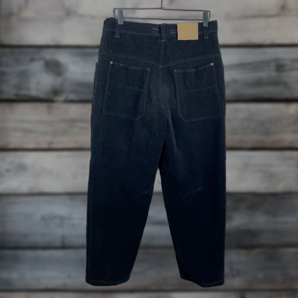 Velvet VINTAGE Godbody Men's Pants Tapered Leg Velvet Feel 90s Hip Hop Casual Fall Winter Size 34 Size US 34 / EU 50 - 1 Thumbnail