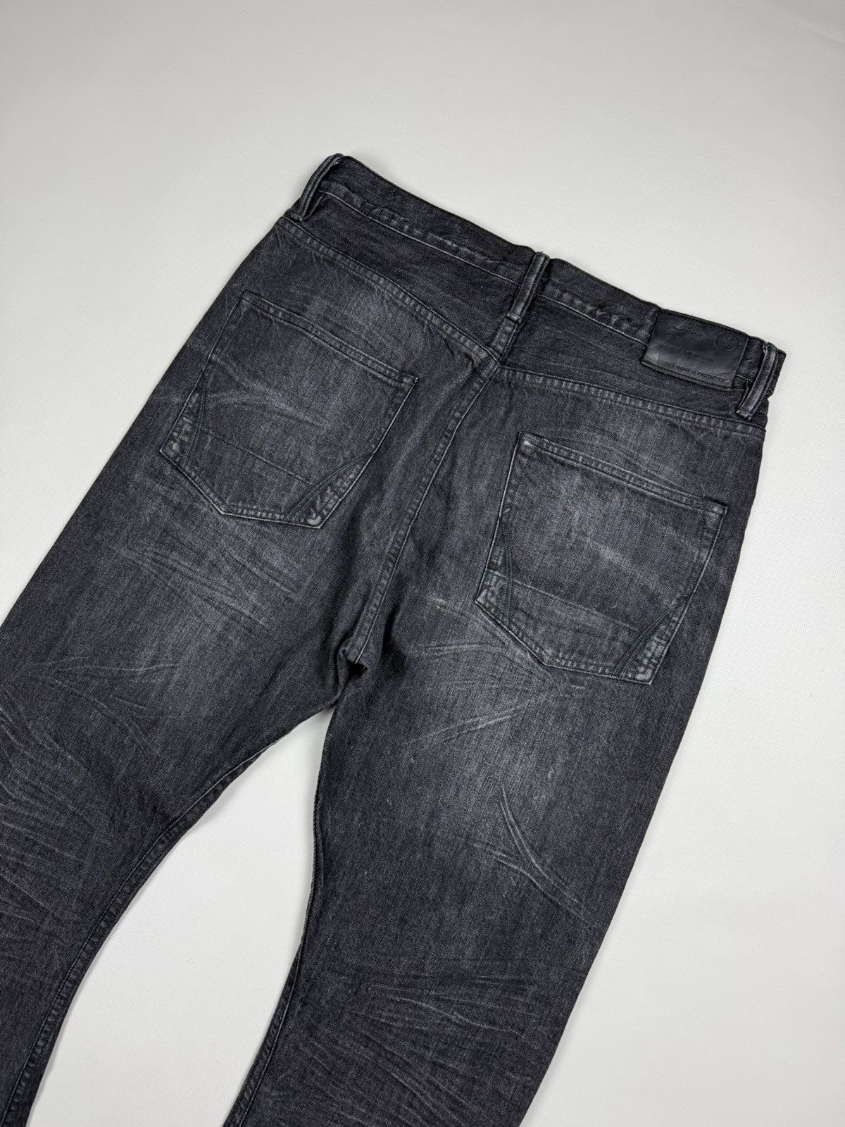 Allsaints × Japanese Brand Allsaints Black NLS Split Men’s Jeans Size 32 Size US 32 / EU 48 - 19 Thumbnail