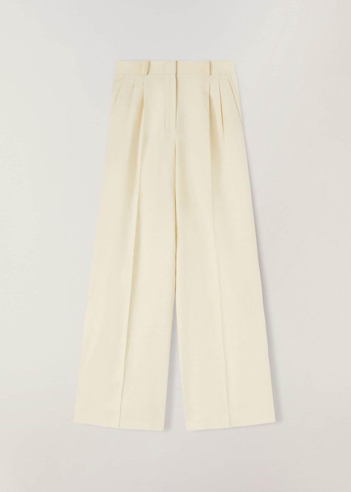 Loro Piana o1srvl11e0824 Nyack Structured Trouser in Cream Size 27" / US 4 / IT 40 - 1 Preview