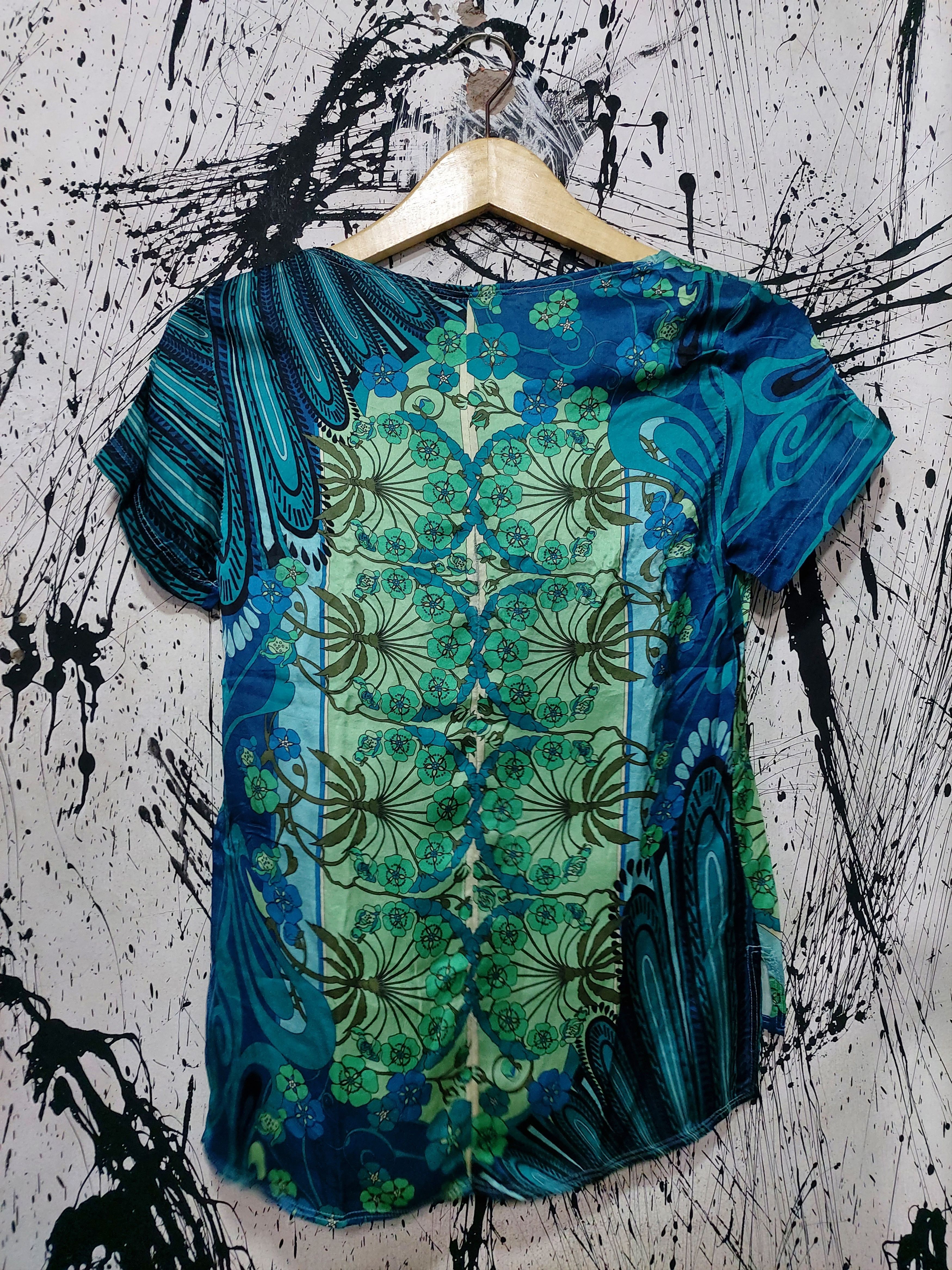 Versace VERSACE COLLECTION FLORAL PRINT SILK SHIRT Size XS / US 0-2 / IT 36-38 - 3 Thumbnail