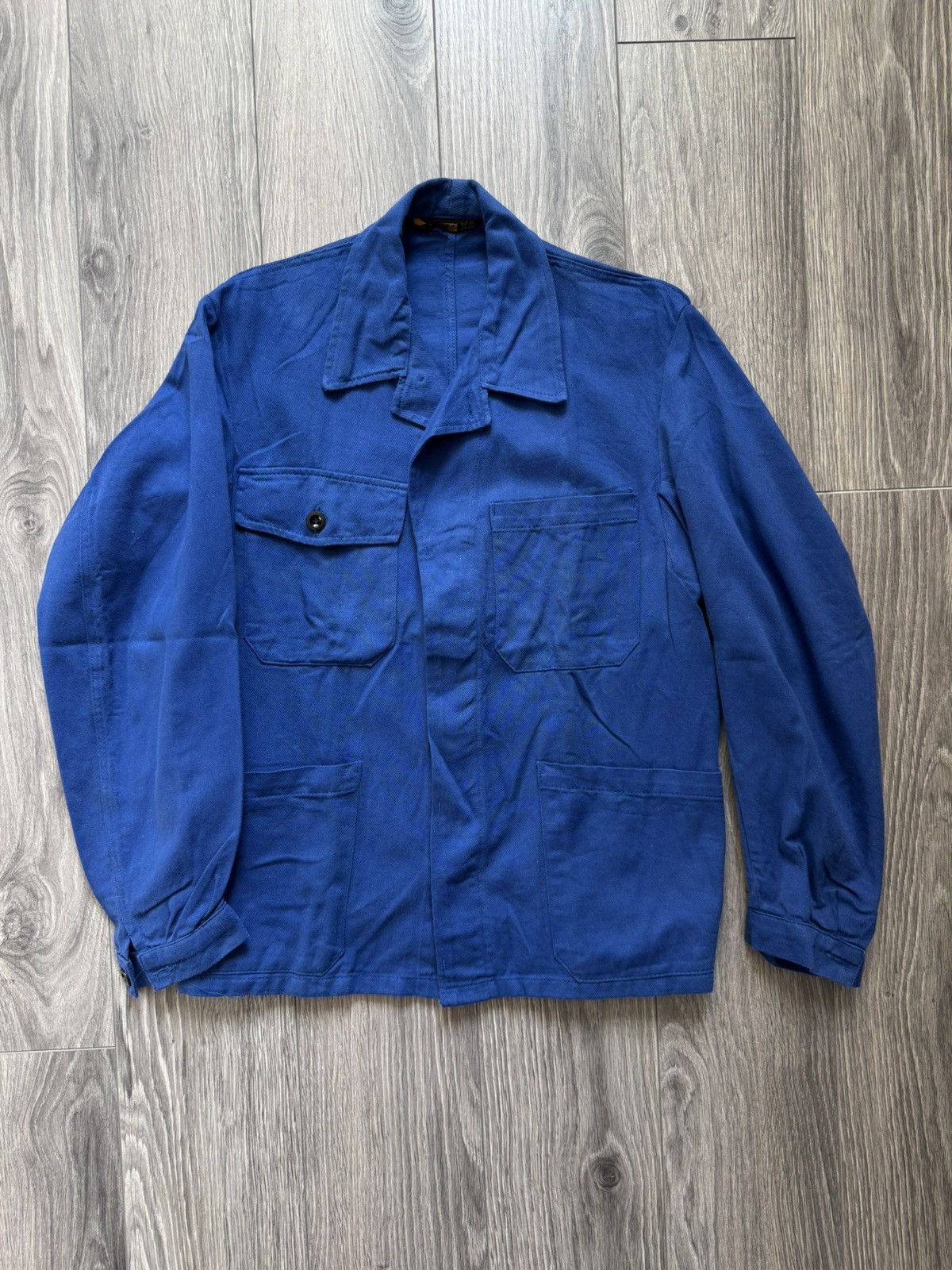 Le Laboureur Vintage French Workwear Utility Chore Kuso Sanfor Jacket Size US S / EU 44-46 / 1 - 2 Thumbnail