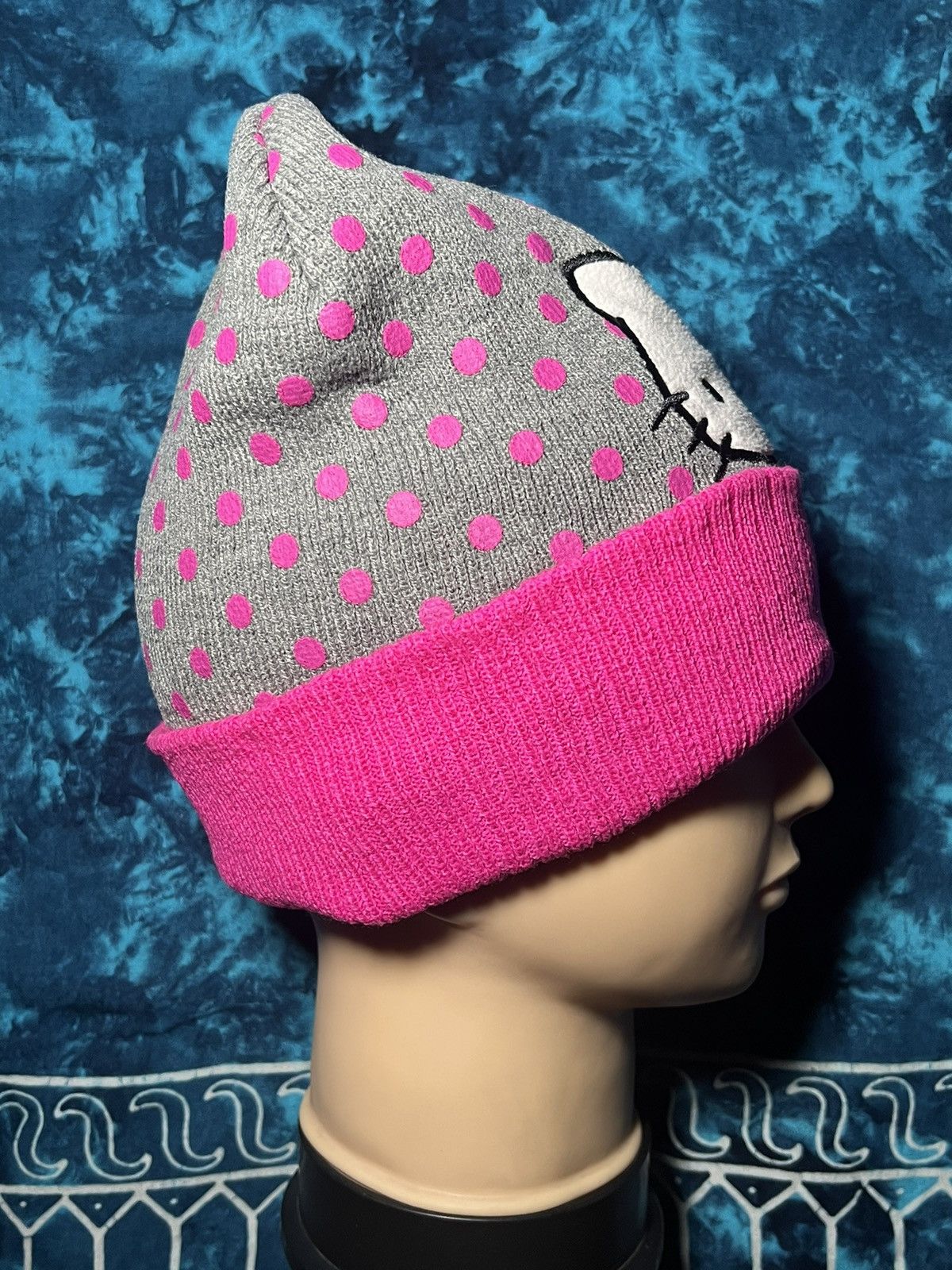 Other Y2k Hello Kitty Beanie Hat Hello Bunny Big Logo Size ONE SIZE - 3 Thumbnail
